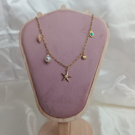 Ocean charm necklace