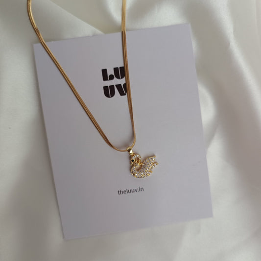 Swan necklace