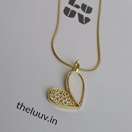 Mixed Feelings Heart necklace