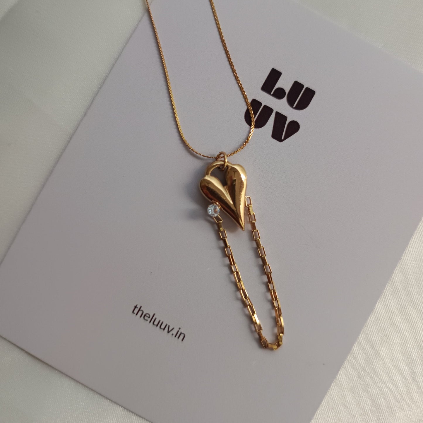 Heart & Dangle necklace