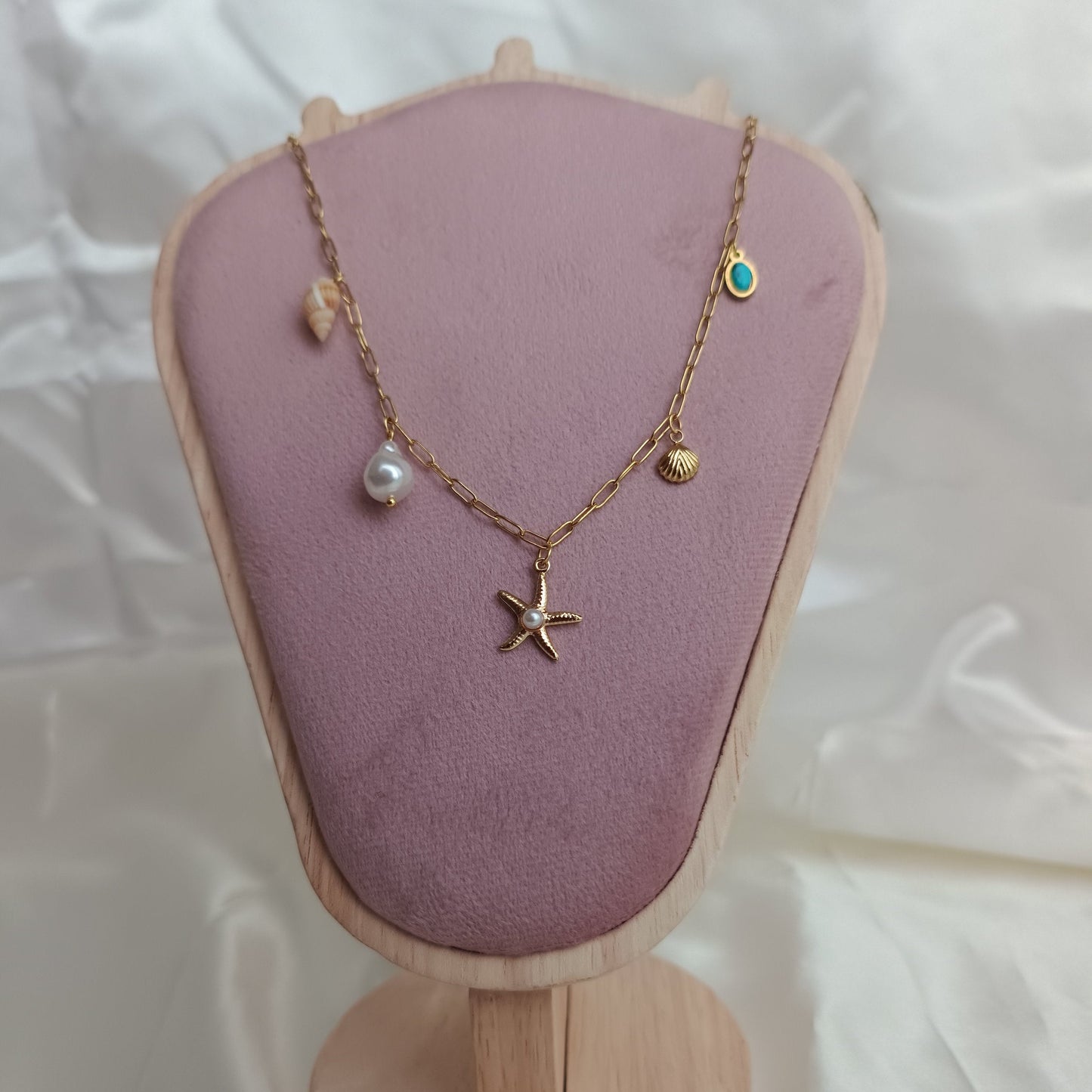 Ocean charm necklace