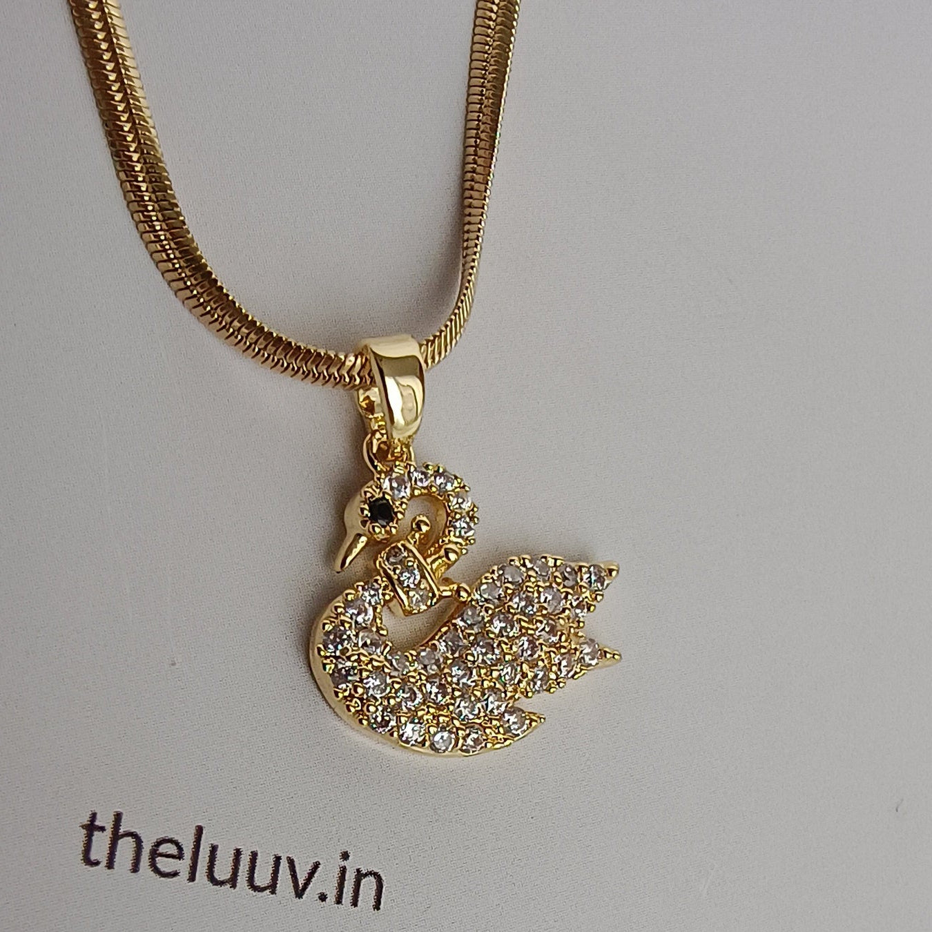 Swan necklace